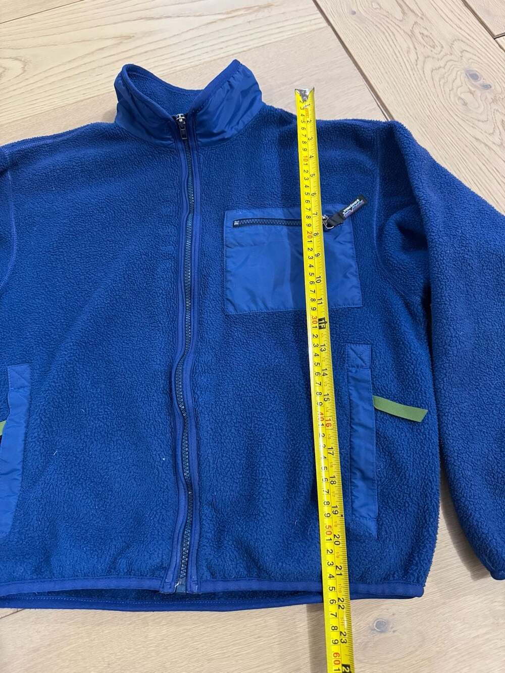 Vintage Patagonia Made in USA Synchilla Fleece Full Zip Jacket with Chest Pocket - Picture 10 of 12